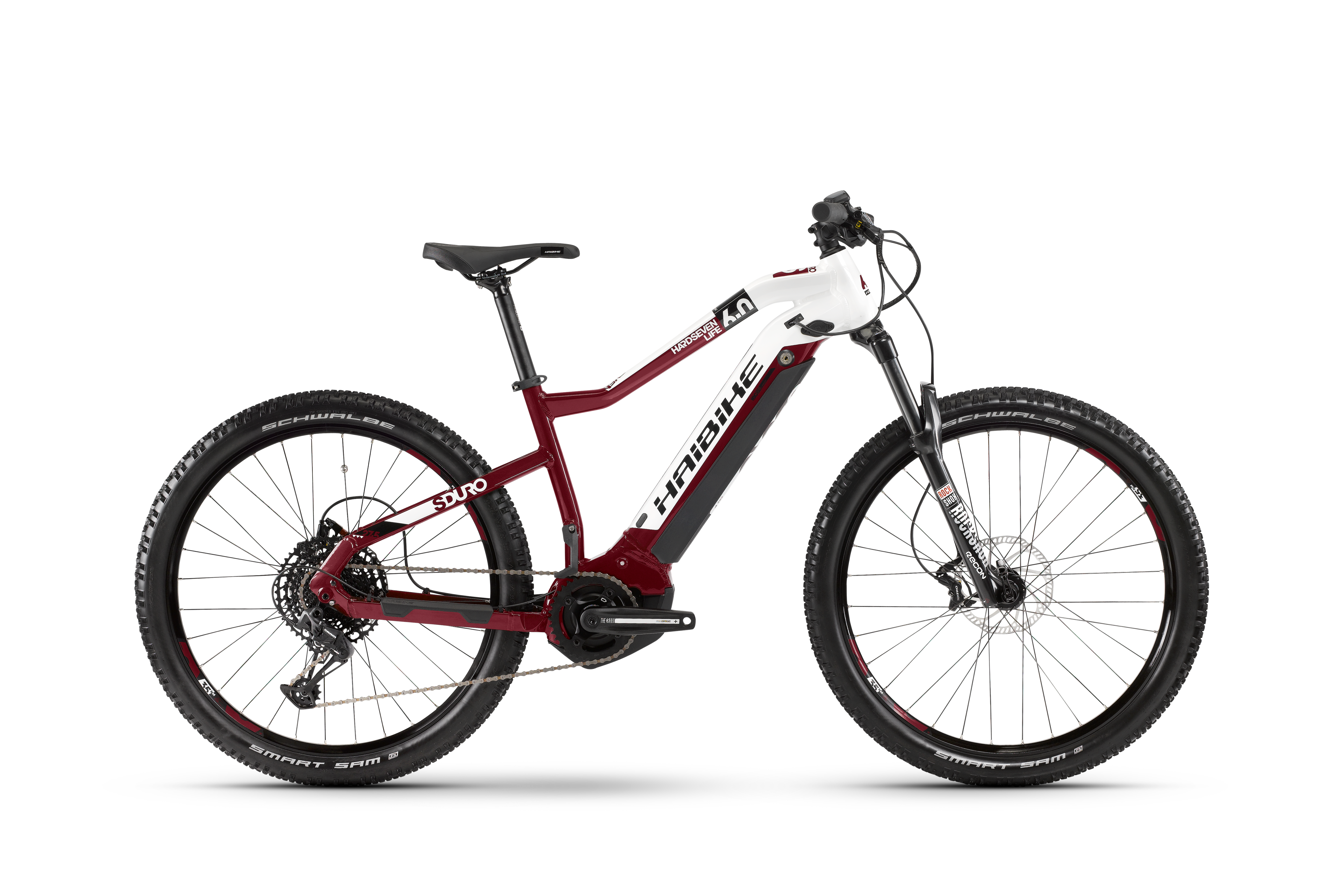 HAIBIKE Sduro HardSeven 2.0 27.5 Pedelec E-Bike MTB weiß/schwarz/rot 2019