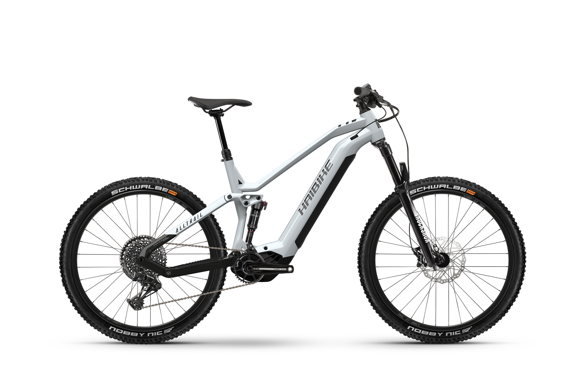 Haibike MY22 AllTrail 7 grey product image on transparent background